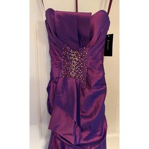 Jovani Strapless Shimmer Kids Dress main image 1